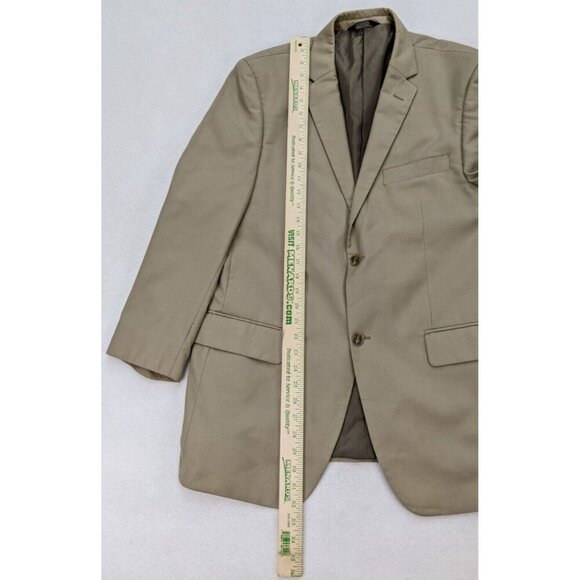Angelo Rossi Men's Blazer Size 42R Beige Sport Coat Jacket - Picture 6 of 16